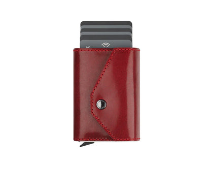 Pularys - PORTER RFID Wallet - Nomad Leather Red