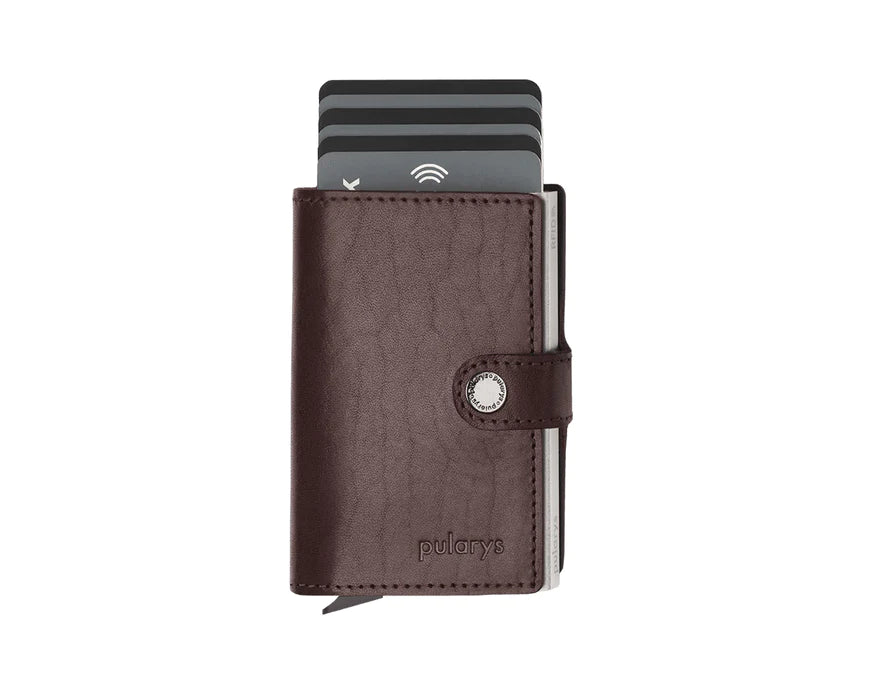 Retro 51 Pularys - VIKING RFID wallet with AirTag pocket | Brown