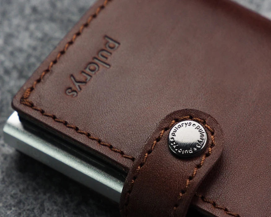 Retro 51 Pularys - VIKING RFID wallet with AirTag pocket | Brown