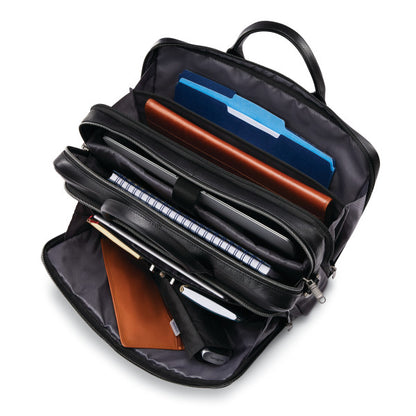 Samsonite CLASSIC LEATHER Toploader Zippered Briefcase