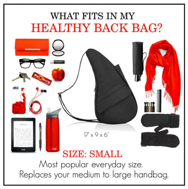 Ameribag 17" Healthy Back Bag Tote- Microfiber- Small- 7103