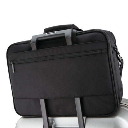 Samsonite CLASSIC 2, 3 Compartment Zippered Briefcase w/ trolley sleeve passthrough