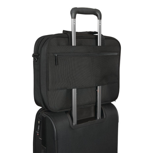 Samsonite CLASSIC 2 15.6 TSA 2 Compartment RFID Zippered Briefcase w/ trolley sleeve passthrough