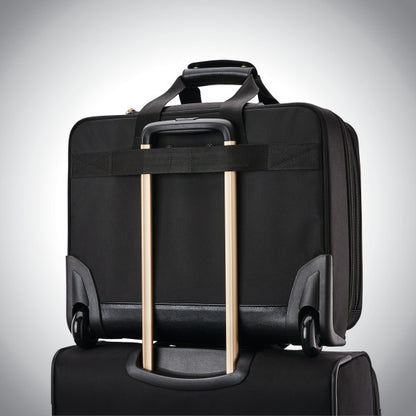 Samsonite Mobile Office 2-Wheeled Zippered Briefcase