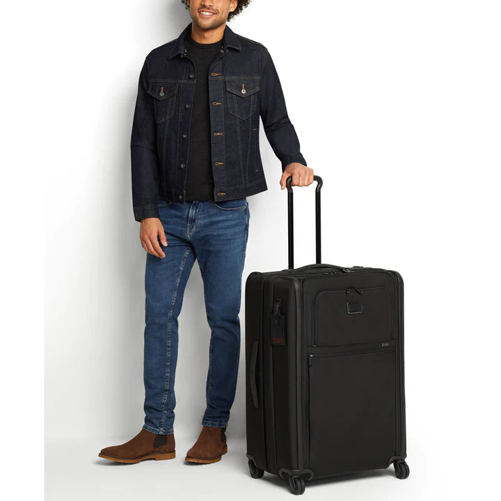 On Sale- TUMI Alpha 3 Medium Trip 29” Checked Softside Expandable Spinner- Floor model