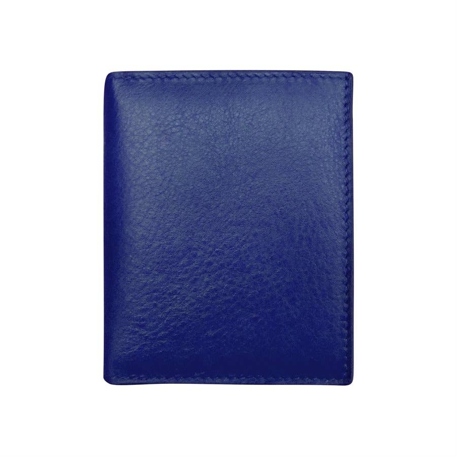 ili New York -Leather RFID blocking Small Snap Wallet- 7177