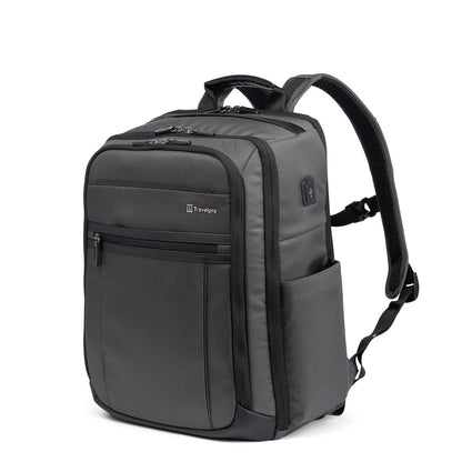 On Sale- Travelpro Crew™ Executive Choice™ 3 Large Travel Backpack with RFID- 4052058 Titanium Grey