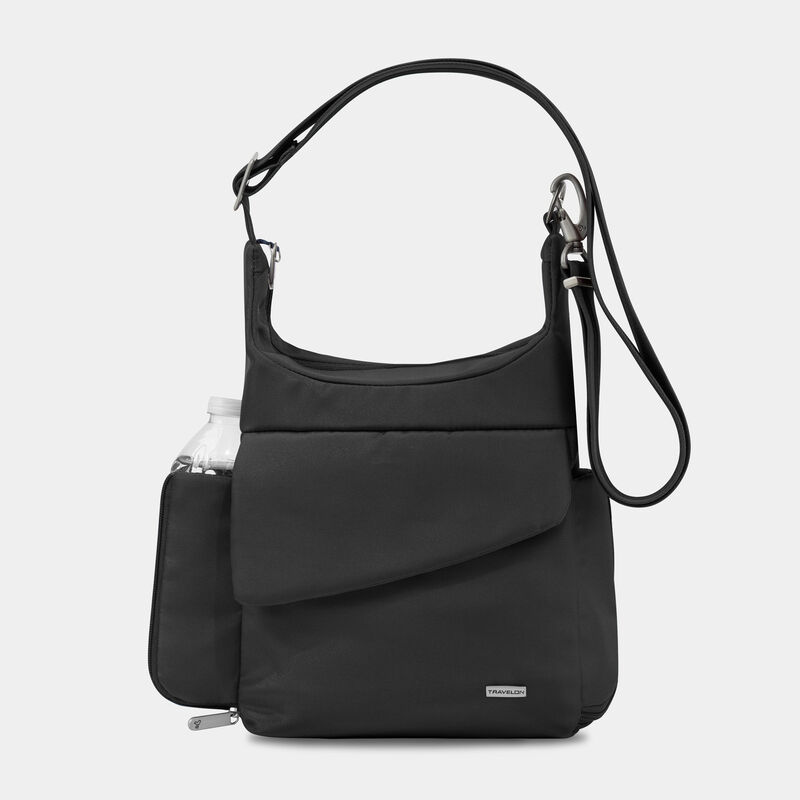 Travelon Anti-Theft RFID Classic Messenger Security Crossbody Black