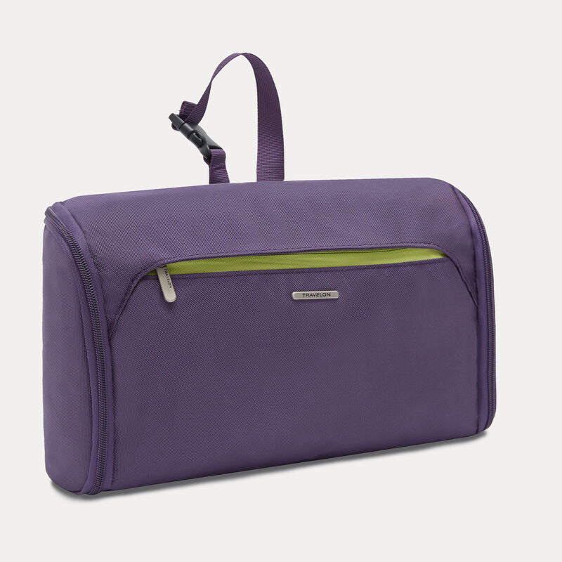 Travelon Flat-Out Hanging Toiletry Bag With multiple compartments