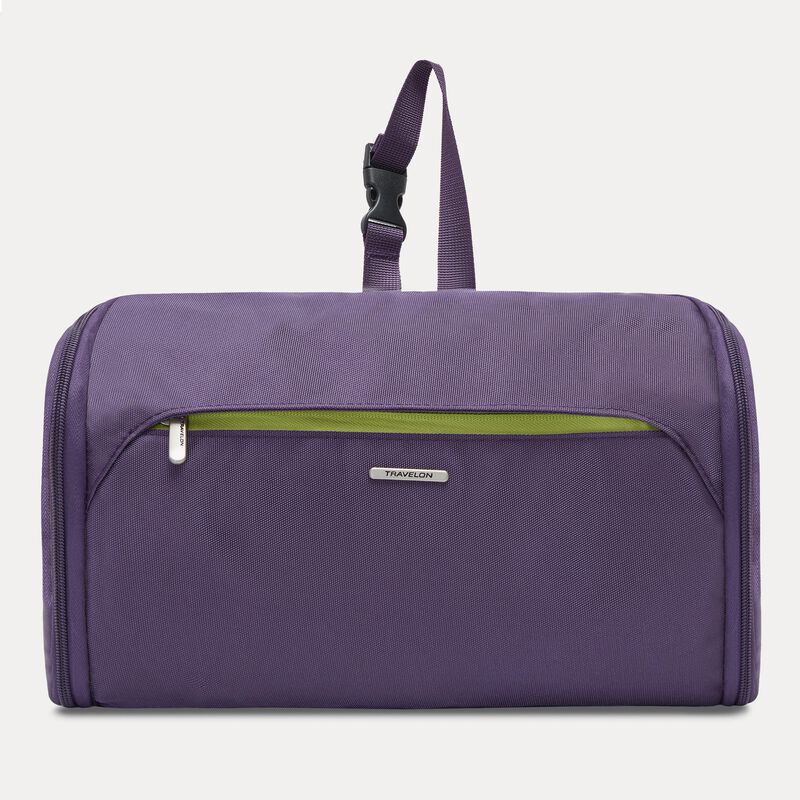Travelon Flat-Out Hanging Toiletry Bag With multiple compartments