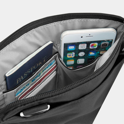 Travelon Anti-Theft RFID Classic Slim Double Zip Crossbody