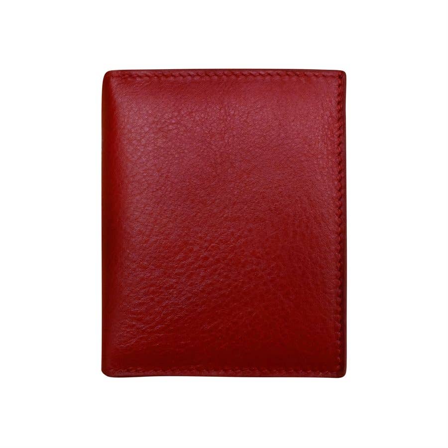 ili New York - 7177 Leather RFID blocking Small Snap Wallet: Aqua