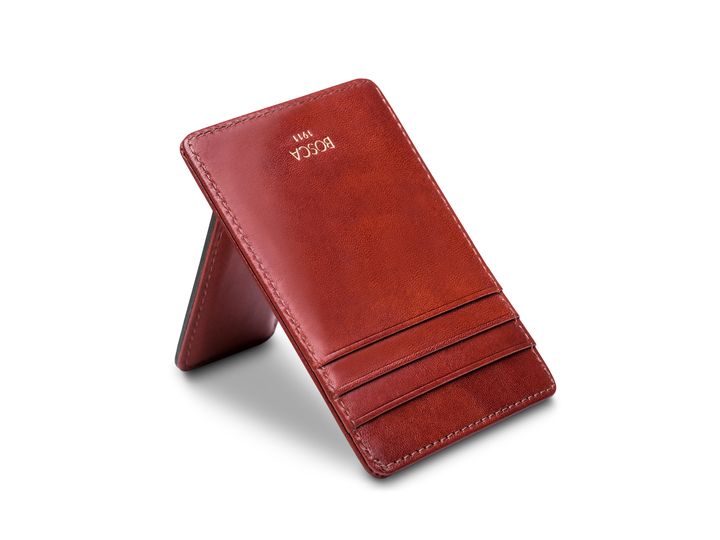 Bosca Oldleather RFID Front Pocket Wallet (cognac)
