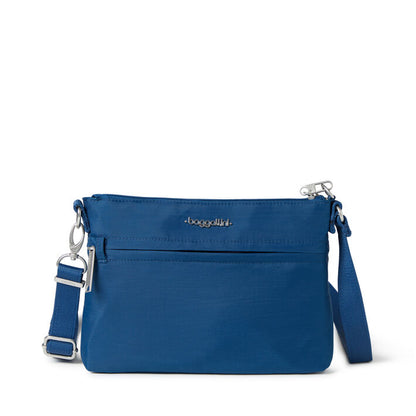Baggallini Securtex® Anti-Theft Memento RFID Crossbody Bag Pacific