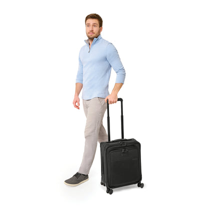 Briggs & Riley Baseline Compact 19" Softside Carry-On Spinner (Free Monogram)- BLU119CXSP