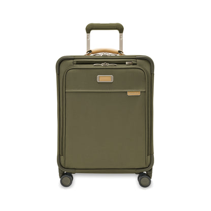 Briggs & Riley Baseline 21" Global Softside Carry-On Spinner with Suiter (Free Monogram)- BLU121CXSPW