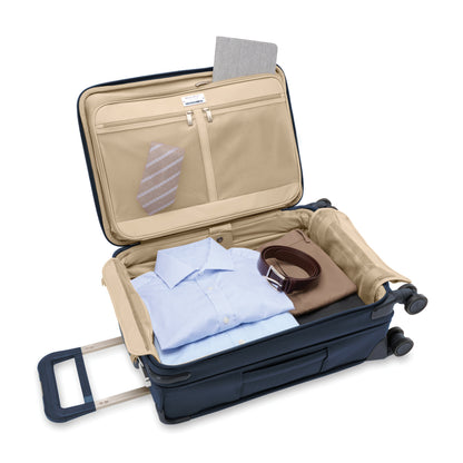 Briggs & Riley Baseline Essential 22" Carry-On Softside Spinner with Suiter (Free Monogram)- BLU122CXSP