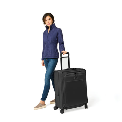Briggs & Riley Baseline 26” Medium Softside Expandable Spinner with Suiter (Free Monogram)- BLU126CXSP