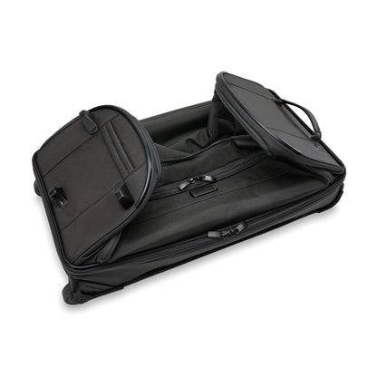 Briggs & Riley Baseline 27” Checked 2-Wheeled Medium Duffle (Free Monogram)- BLUWD127