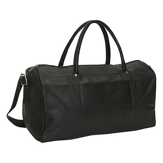 David King- 19" Leather Zippered Duffel Bag (SKU 313)
