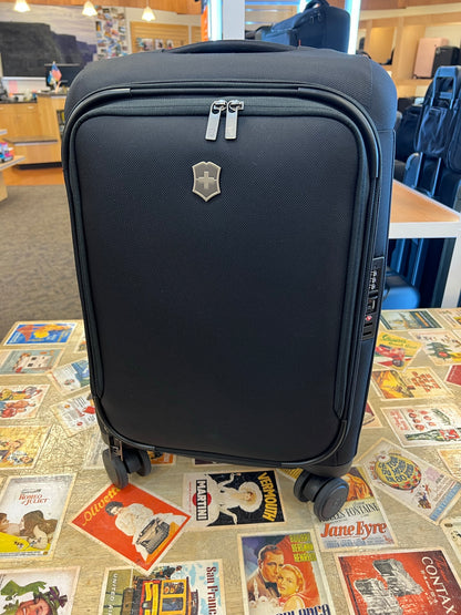 Victorinox Connex Frequent Flyer Softside Carry-On Spinner Cabin Case (Black)