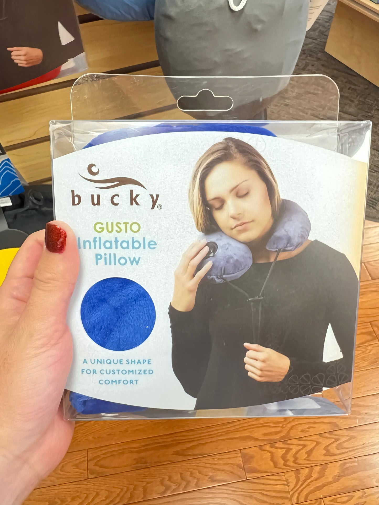 Bucky Gusto Inflatable Pillow (Sailor Blue)
