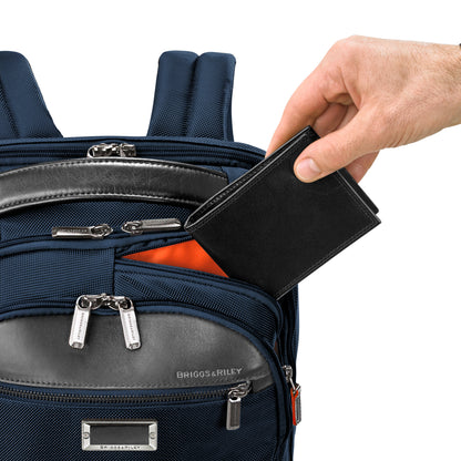 DISCONTINUED Briggs & Riley @WORK Collection Medium Backpack With Laptop Compartment- KP422-5/4