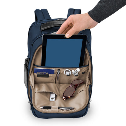 DISCONTINUED Briggs & Riley @WORK Collection Medium Backpack With Laptop Compartment- KP422-5/4