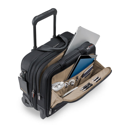 DISCONTINUED- Briggs & Riley @WORK 15” 2-Wheel Expandable Briefcase (Free Monogram)- KR420X