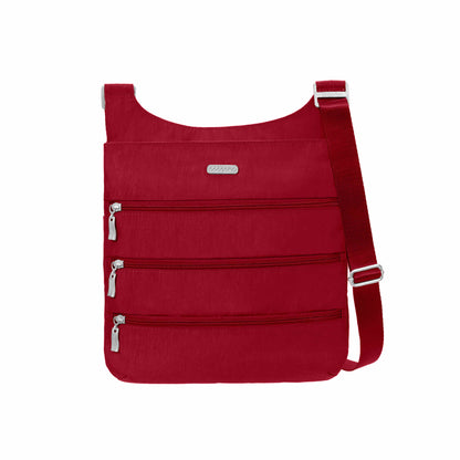 On Sale - Baggallini Big Zipper Bagg/Purse With RFID Apple