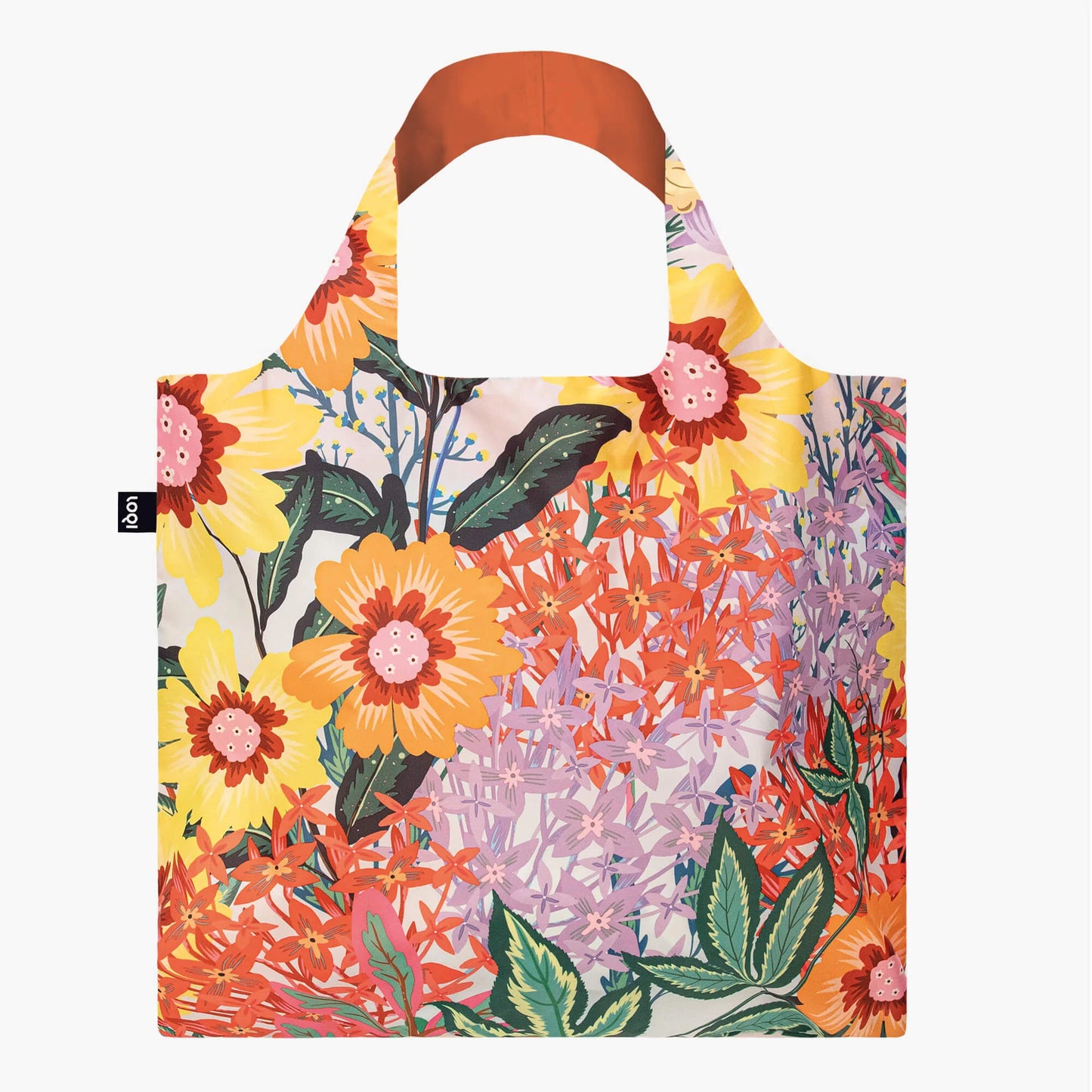 Loqi Foldable/Packable Tote Bag - POMME CHAN Thai Floral