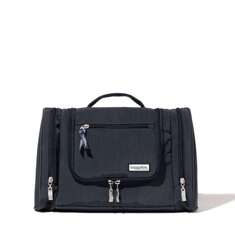 Baggallini Hanging Toiletry Kit Indigo Petal