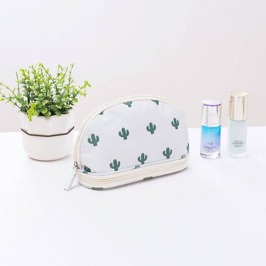 On Sale- Cactus Portable Makeup Bag