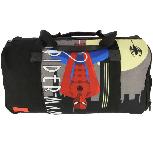 Beyondtrend - Spiderman Decadent Duffel Canvas Travel Bag Weekend Holiday