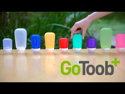 Humangear- 2.5 oz GoToob+ Silicone Toiletry 3-1-1  Bottle (MEDIUM)