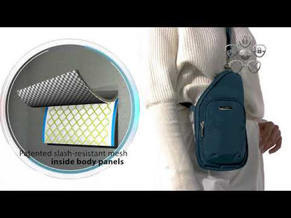 Travelon RFID Anti-Theft Essentials Mini Asymmetric Crossbody