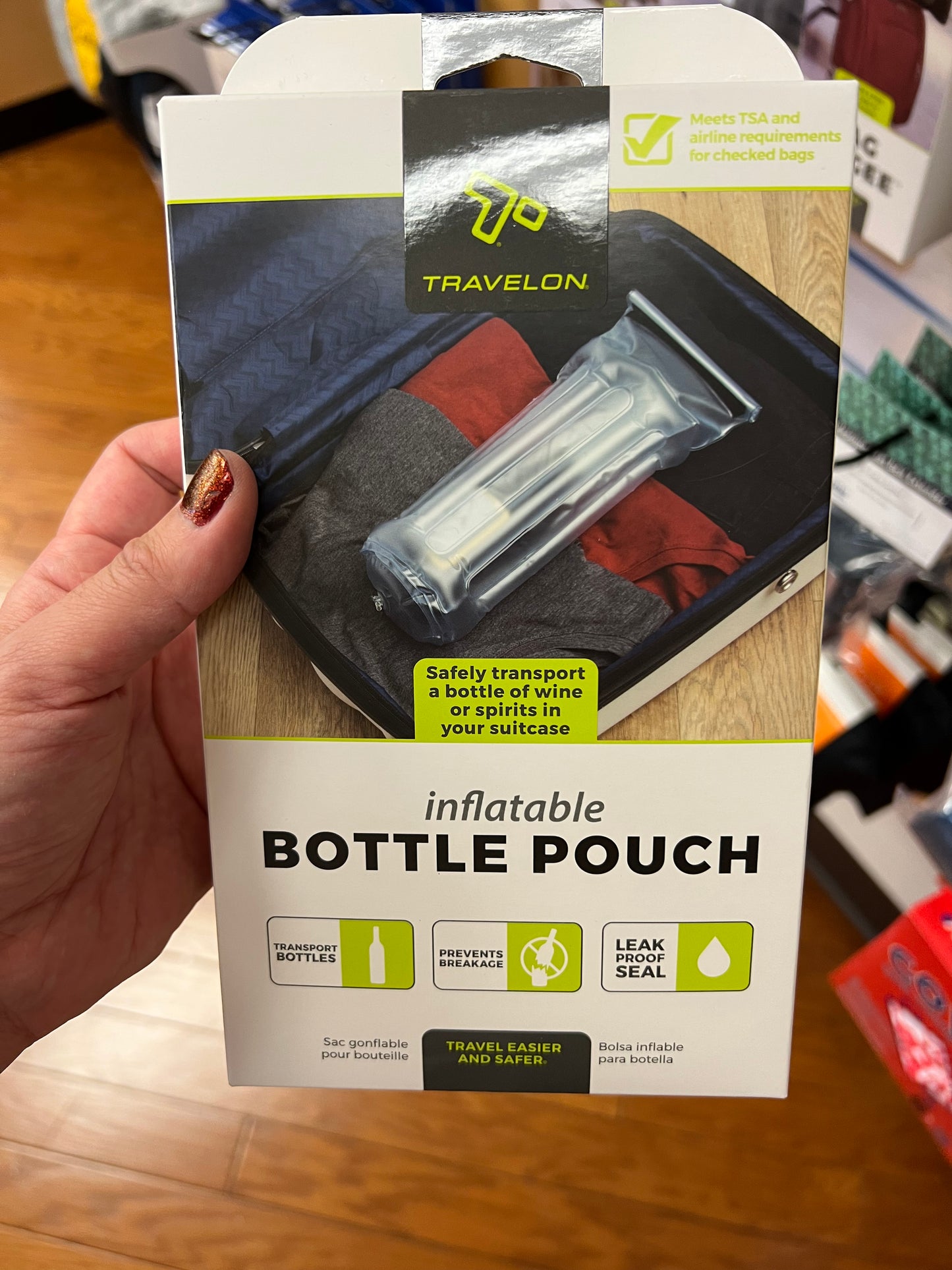 Travelon Inflatable Bottle Pouch