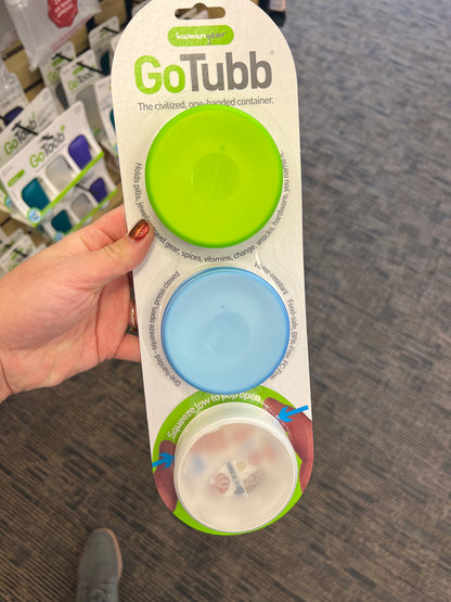Humangear GoTubb 3-Pack Toiletry Containers (MEDIUM)