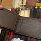 ili RFID Bifold Leather Wallet (Brown)