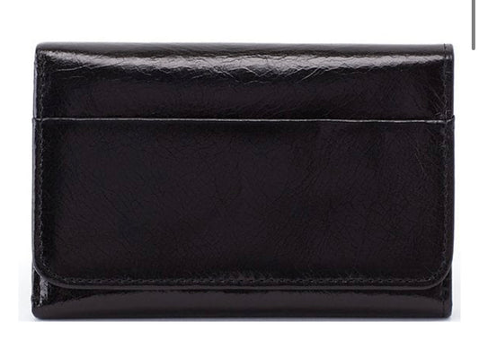 HOBO Jill Top Grain Leather Snap Trifold Wallet