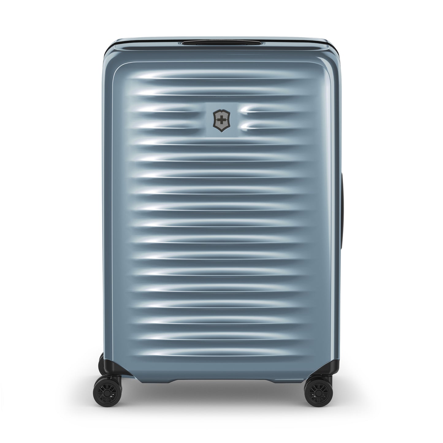 On Sale - Victorinox AIROX 30" Large Hardsided Checked Spinner (Light Blue)