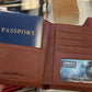 Osgoode Marley RFID Passport Leather Wallet (Brandy)