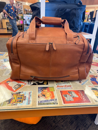 Dorado- 18” Colombian Leather Duffel Bag