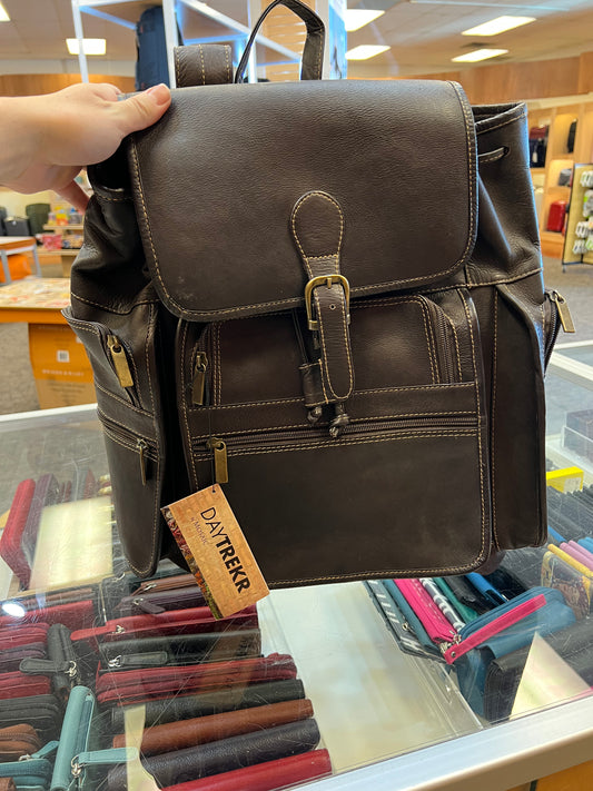 On Sale- Leather Backpack