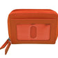 ili New York Leather RFID Accordian Case Cartera de cuero (naranja)