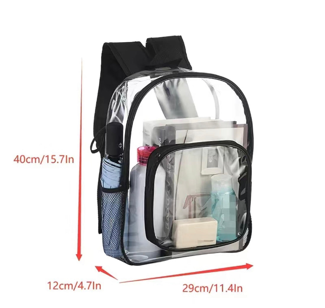 Large Transparent/Clear Backpack Lieber's Luggage