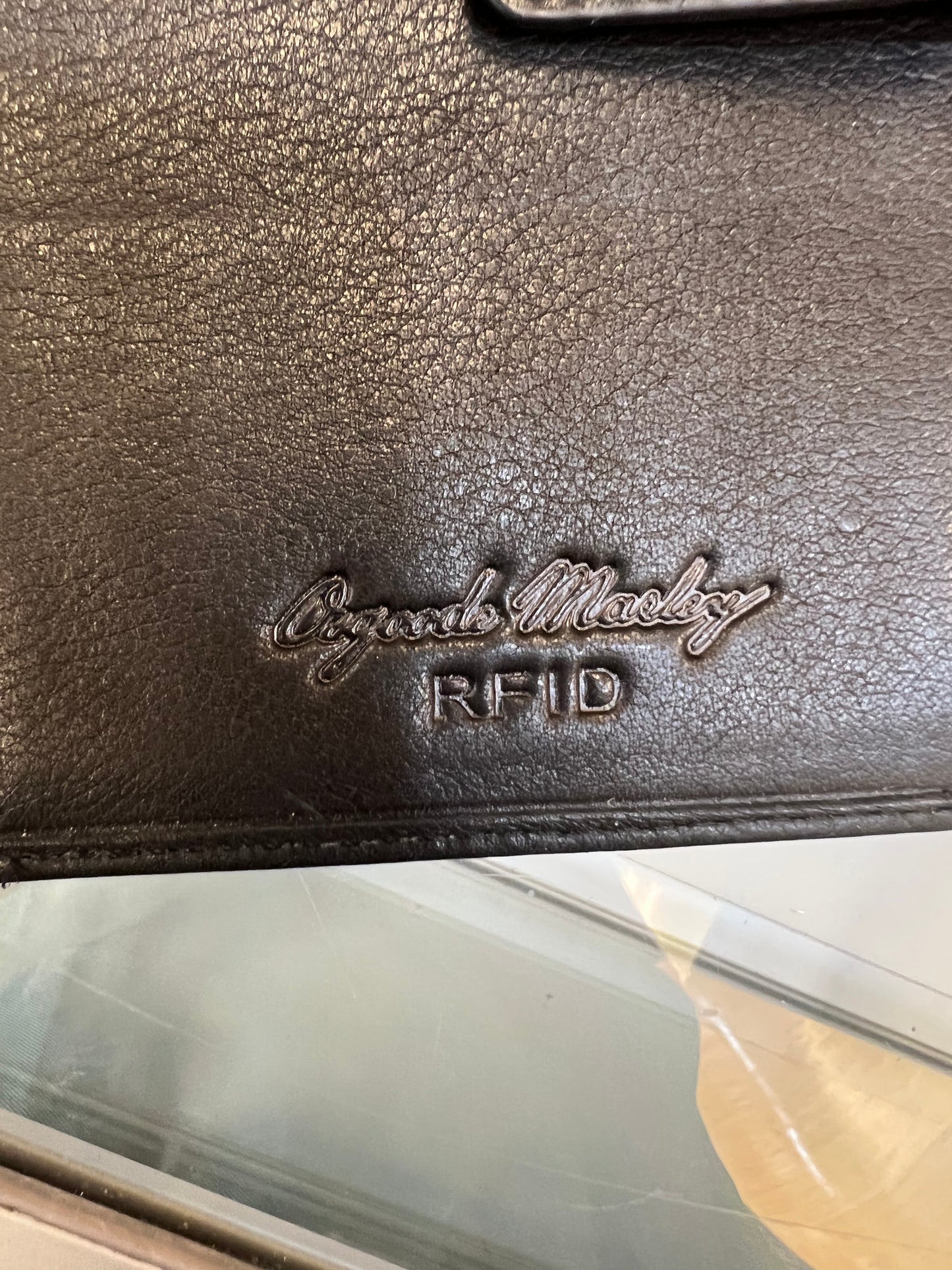 Osgoode Marley RFID Leather Passport/Ticket Wallet