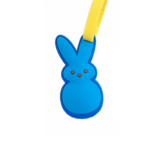 On Sale- Blue Bunny mini Luggage Tag