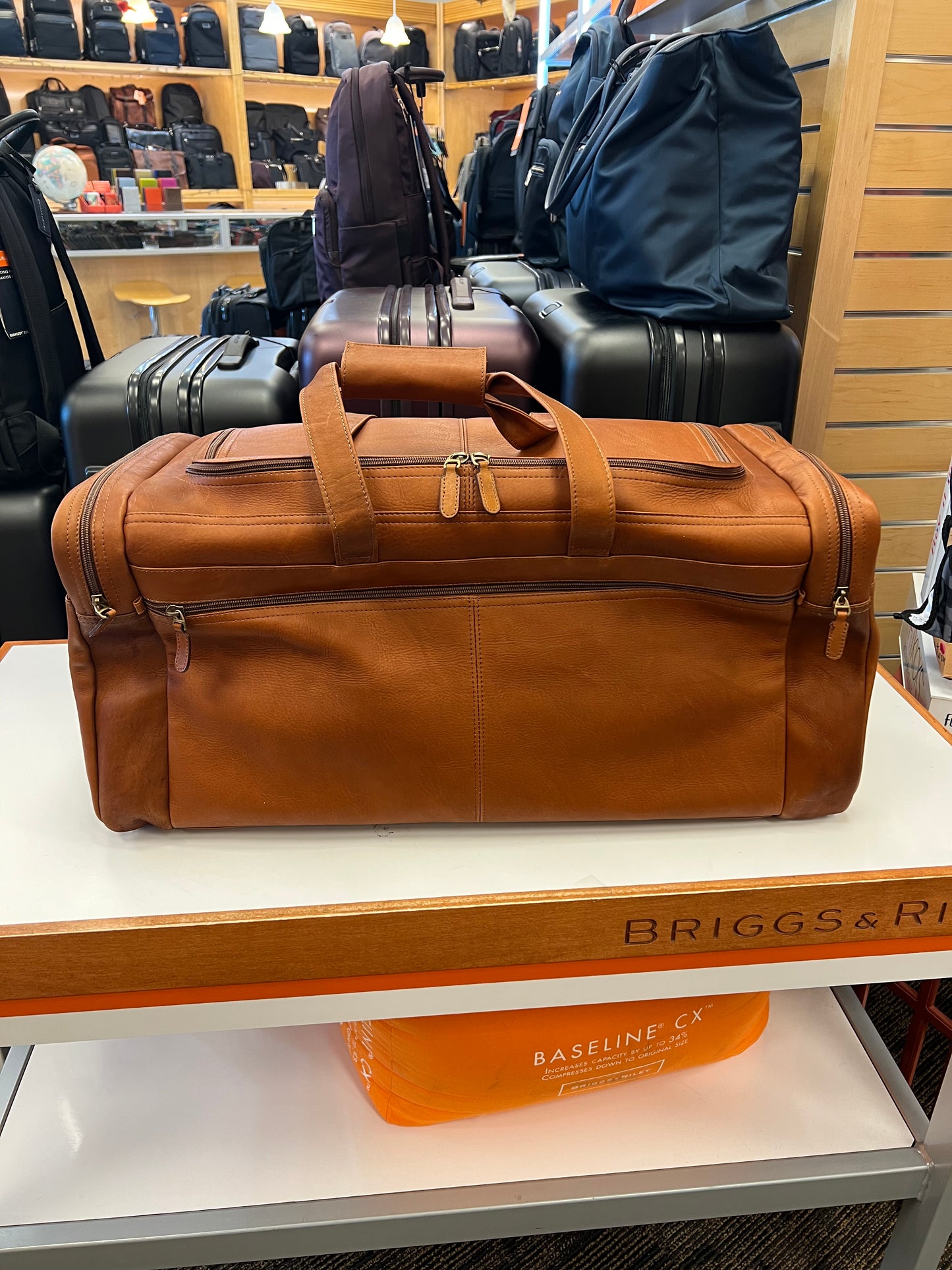 On Sale- Dorado- 25” Leather Duffel Bag (SKU 765-552)