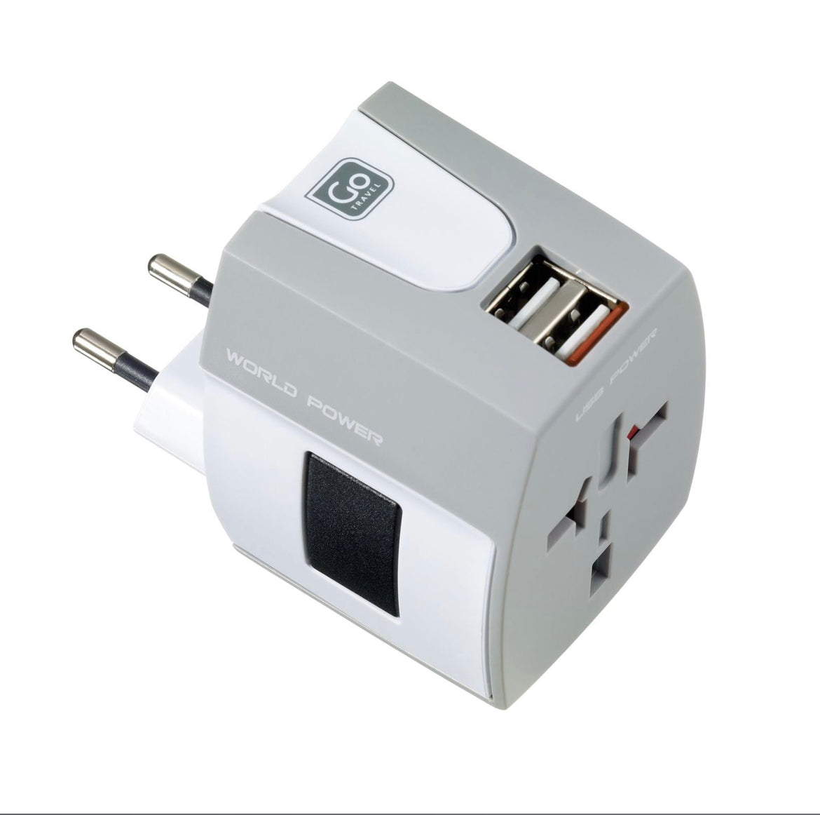 Universal Adapter Travel Plug with 2 USB Ports